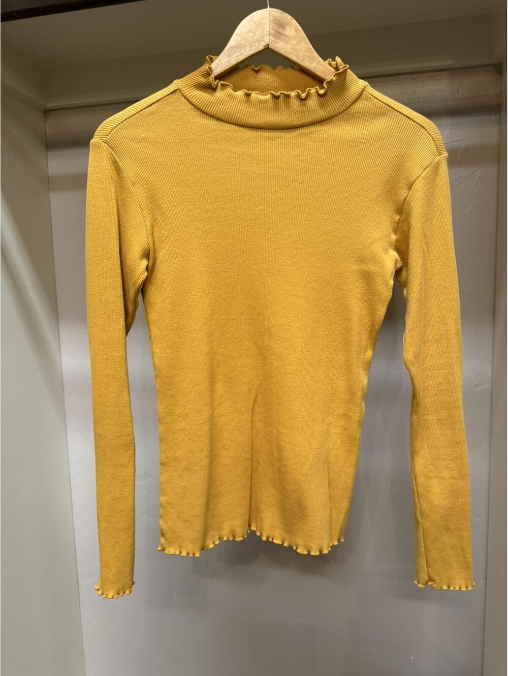 Sundance Ribbed Knit Mock Neck Long Sleeve Top